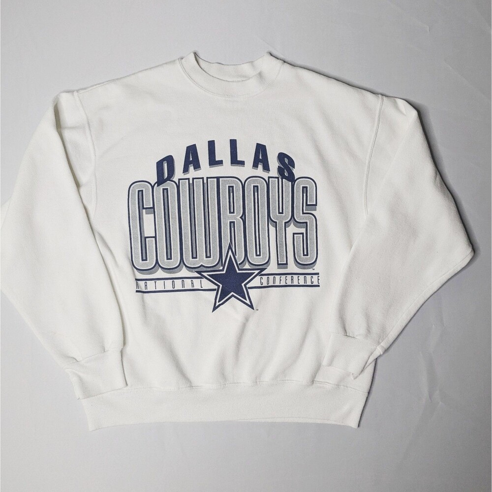 Vintage 90s Dallas Cowboys Hanes Sweatshirt XL Made in USA Crewneck NFL